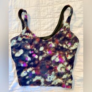 Lulu Lemon Colorful Splatter Tank Top